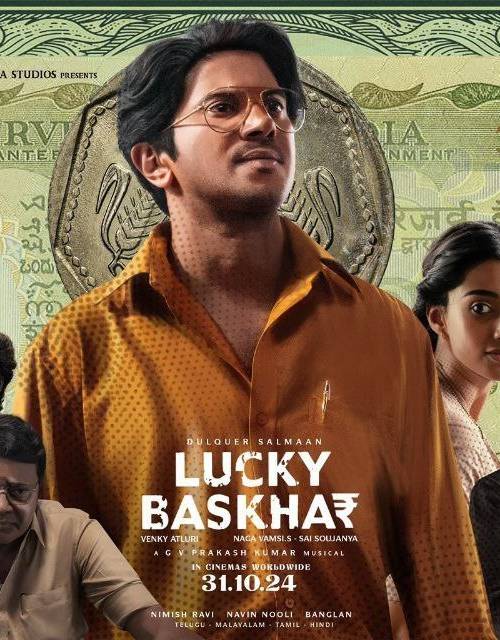 LUCKY BHASKAR (2024) ORG. Dual Audio (2024) poster - Download Hindi, English, Telugu on TeraMovies