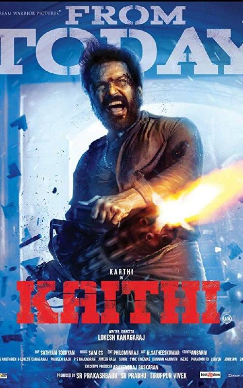 Title:- Kaithi (2019) poster - Download on TeraMovies