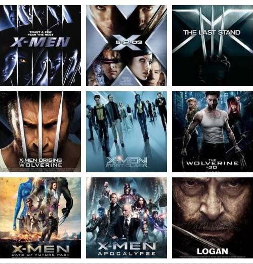 X - MEN ALL MOVIES (2000) poster - Download on TeraMovies