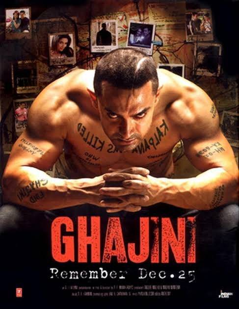 GHAJINI poster - Download on TeraMovies