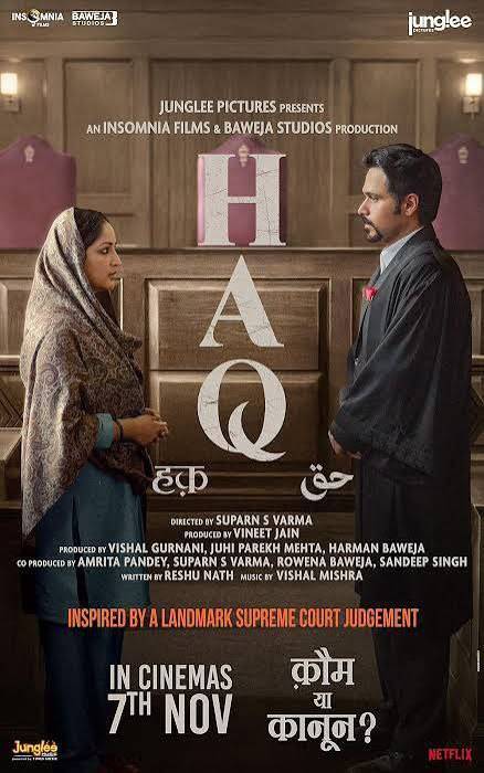 Title:- HAQ MOVIE (2025) poster - Download on TeraMovies