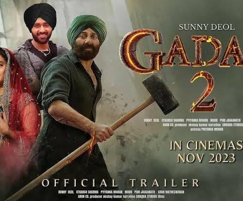 GADAR 2 (2023) poster - Download on TeraMovies