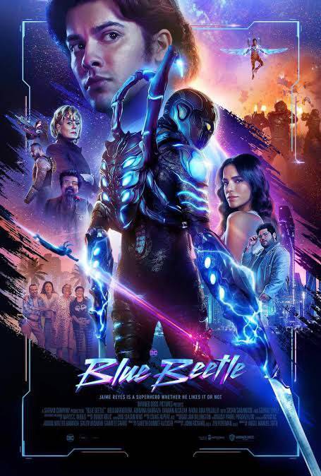 Blue Beetle Hindi Print Full HD (2023) poster - Download Hindi on TeraMovies