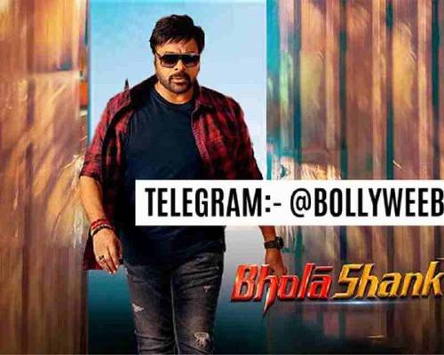 Bhola Shankar (2023) PreDVD (2023) poster - Download Hindi, Telugu on TeraMovies
