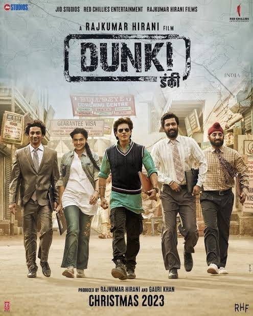 DUNKI poster - Download Hindi, Tamil, Telugu on TeraMovies